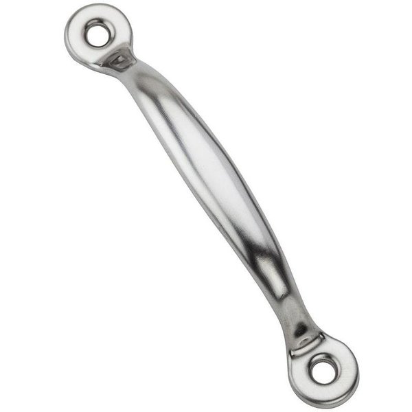 National Hardware Door Pull, 434 in H, Stainless Steel N117-727